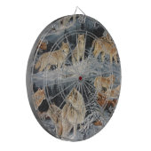 Winterwölfe Dartscheibe (Vorderseite Links)