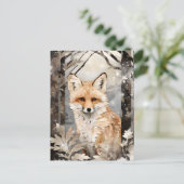 Winterwölferfreunde Postkarte (Stehend Vorderseite)