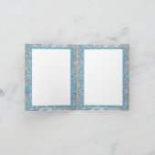 Winterwonderland Bat Mitzvah Danke, Karte (Innenseite)