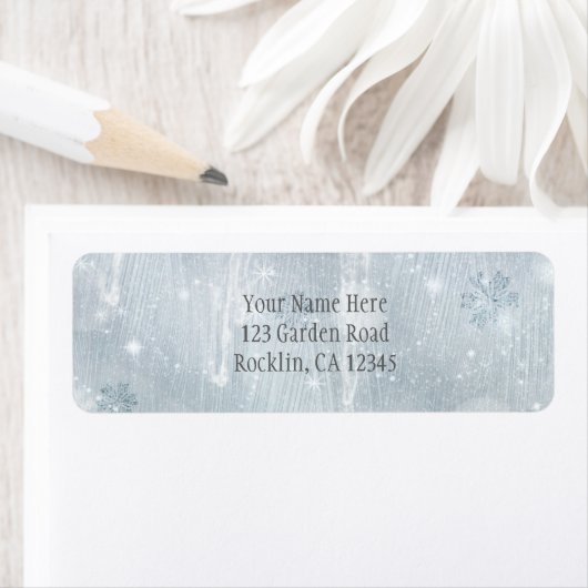 Winterwonderland Einladung zu Schneeflocken (Insitu)