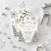 Winterwonderland Einladung zum Geburtstag