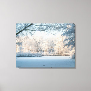 Winterwonderland Landschaft Foto Canvas Print Leinwanddruck