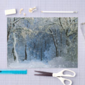 Winterwonderland Magischer Glitzer - Tissue Paper Seidenpapier (Handwerk)