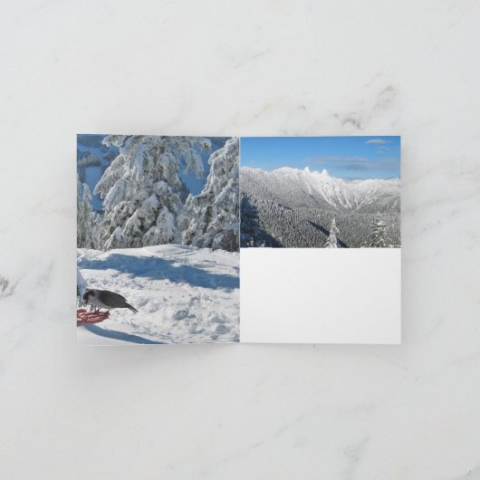 Winterwonderland - Note Card Karte (Innenseite)