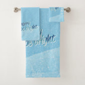 Winterwonderland, Pine Tree Urlaub Badhandtuch Set (Insitu)