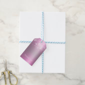 Winterwonderland Rosa Silberglanz funkelnde Lichte Geschenkanhänger (Mit Garn)