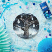 Winterwonderland Rustikale Tremlichter Mason Jars Pappteller (Party)