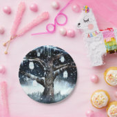 Winterwonderland Rustikale Tremlichter Mason Jars Pappteller (Party)