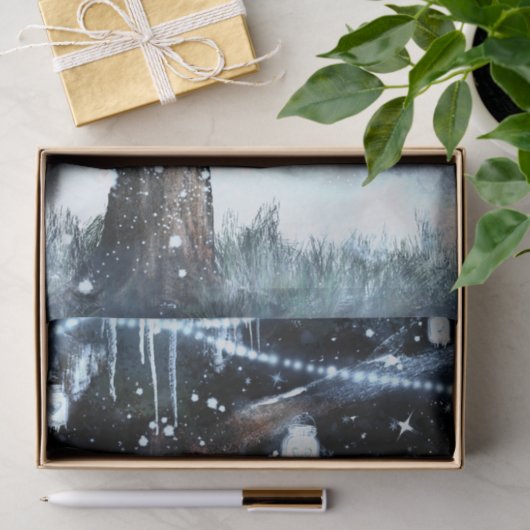 Winterwonderland Rustikale Tremlichter Mason Jars Seidenpapier (Geschenk)