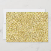 Winterwonderland Schneeflocken Sparkasse Geburtsta Einladung (Rückseite)