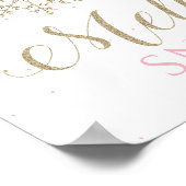 Winterwonderland - Schneezeichen Poster (Ecke)