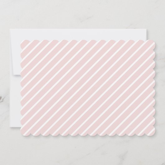 Winterwonderland Snowflake Rosa Foto Geburtstag Einladung (Rückseite)