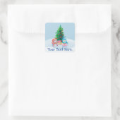 Winterwonderland Snowmen Sticker (Tasche)