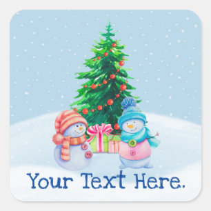 Winterwonderland Snowmen Sticker