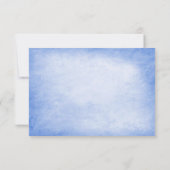 Winterwonderland Sparkasse Snowflakes/Mund UAWG RSVP Karte (Rückseite)