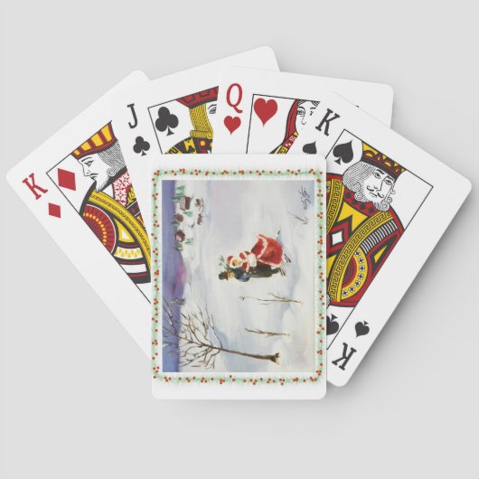 Winterwonderland Spielkarten (Rückseite)