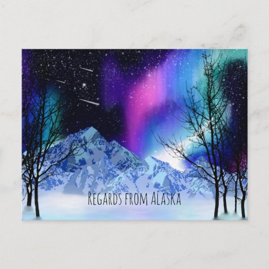 Winterwonderlights Postkarte (Vorderseite)