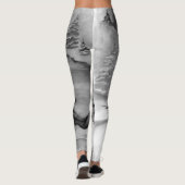 "Winterwood" B&W Leggings (Rückseite)