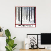 Winterwood Woodlot Poster (Heimbüro)
