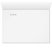 Winterwoodland Hochzeit Danke Karte (Innenansicht Horizontal (Unten))