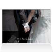 Winterwoodland Hochzeit Danke Karte (Innenansicht Horizontal (Oben))