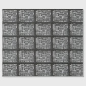 WinterWord-Wolke auf der Tafel Geschenkpapier (Flach)