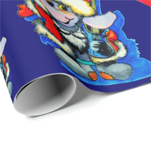 Winterwrapping-Papier Geschenkpapier (Rolleneckpunkt)