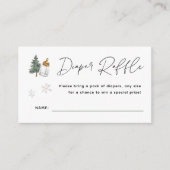 Winterwulsttaucher-Raffle Begleitkarte (Vorderseite)