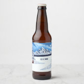 Winterwunder Bierflaschenetikett (Vorderseite)