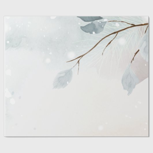 Winterwunder, Branchentreff Tree Geschenkpapier (Flach)