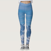 Winterwunder der Natur Kunst Leggings (Vorderseite)