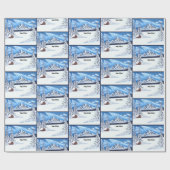 Winterwunder Geschenkpapier (Flach)