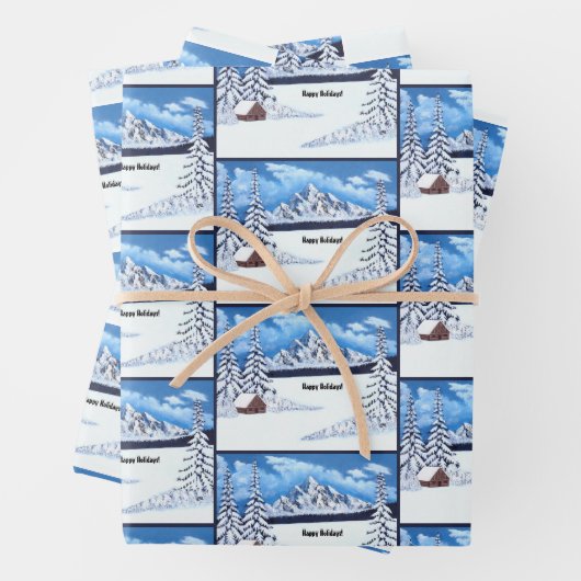 Winterwunder Geschenkpapier Set (Beispiel)