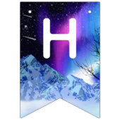 Winterwunder Jagdfahnen Wimpelkette (Zweite Fahne)