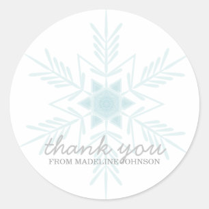 Winterwunder-Label SWEET 16 Party Keepake Runder Aufkleber