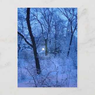 Winterwunder Land Postkarte