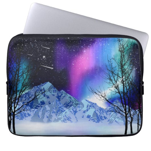 Winterwunder - Laptop-Sleeve Laptopschutzhülle (Vorderseite)