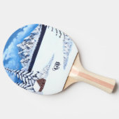 Winterwunder mit Text Tischtennis Schläger (Seitenansicht)