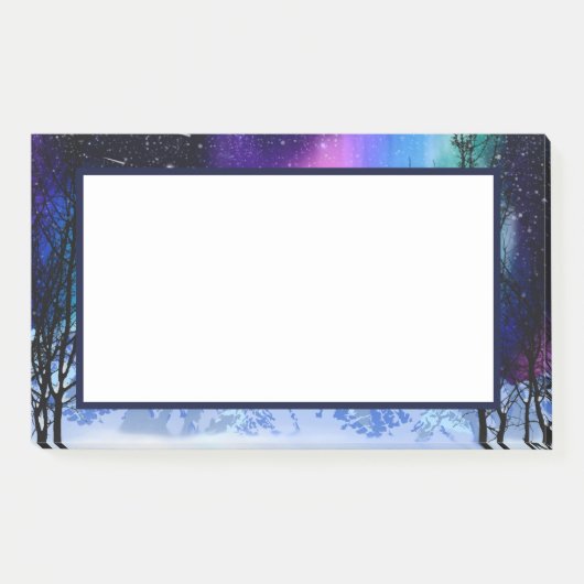 Winterwunder - Nachhinweise Post-it Klebezettel (Vorderseite)