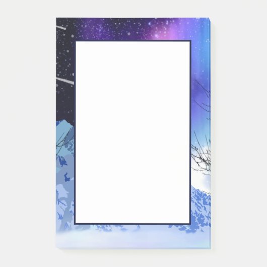 Winterwunder - Nachhinweise Post-it Klebezettel (Vorderseite)