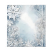 Winterwunder Notizblock (Vorderseite)