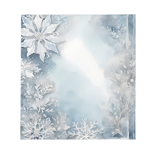 Winterwunder Notizblock (Vorderseite)