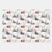 Winterwunder - Packpapier Geschenkpapier Set (Vorderseite 3)