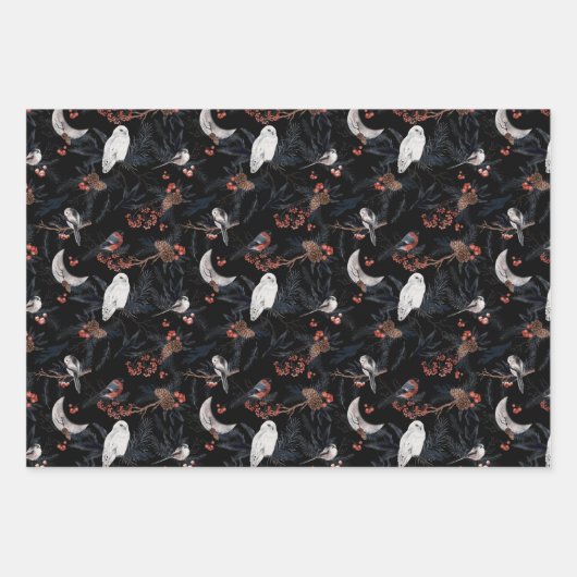 Winterwunder - Packpapier Geschenkpapier Set (Vorderseite 2)