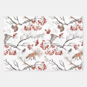 Winterwunder - Packpapier Geschenkpapier Set (Vorderseite)