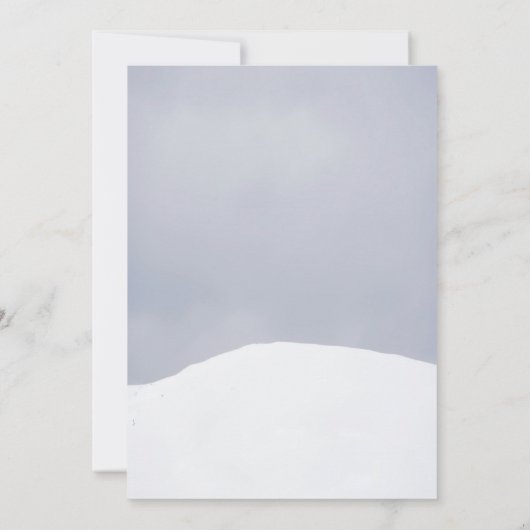 Winterwunder-Party Einladung (Rückseite)