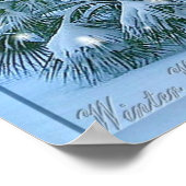 Winterwunder-Poster Poster (Ecke)