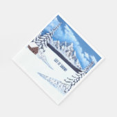 Winterwunder Serviette (Ecke)