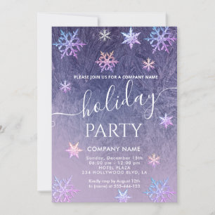 Winterwunder Snowflakes Party Einladung