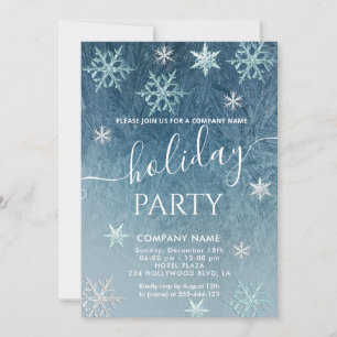Winterwunder Snowflakes Party Einladung